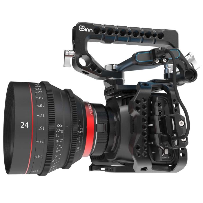 独特な cable USB-C & HDMI 8Sinn clamp Cage BMPCC4K/6K for その他