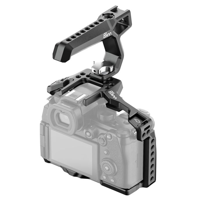 8Sinn Cage for Panasonic LUMIX S5II / S5IIX + Black Raven Top Handle