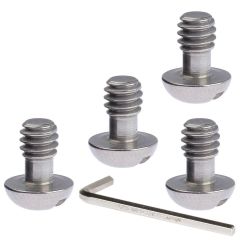 A29 Stainless Steel 1/4"-20 Captive Hex Screws (Set of 4)