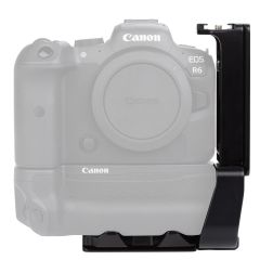 PLCBGR10 L-Bracket for Canon R5, R6, R5 Mark II & R6 Mark II with BG-R10/R20 Grip