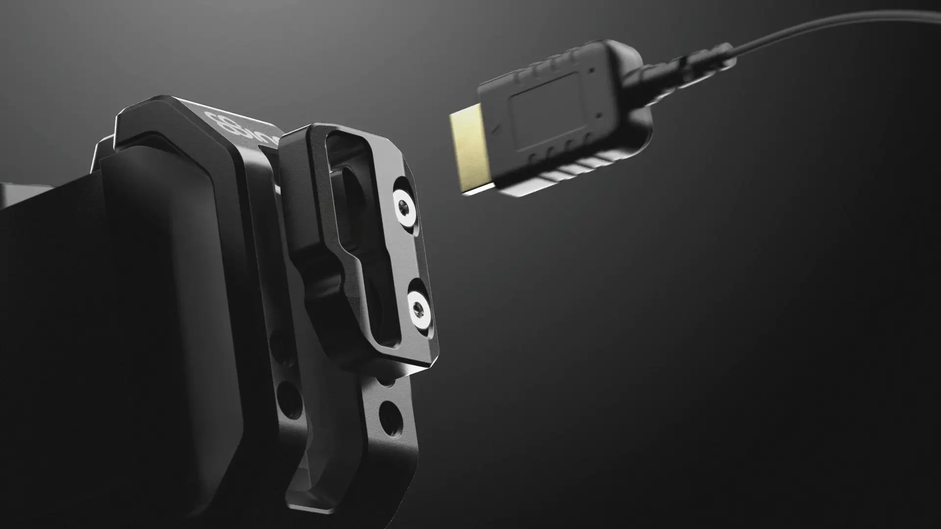 HDMI USB-C cable clamp